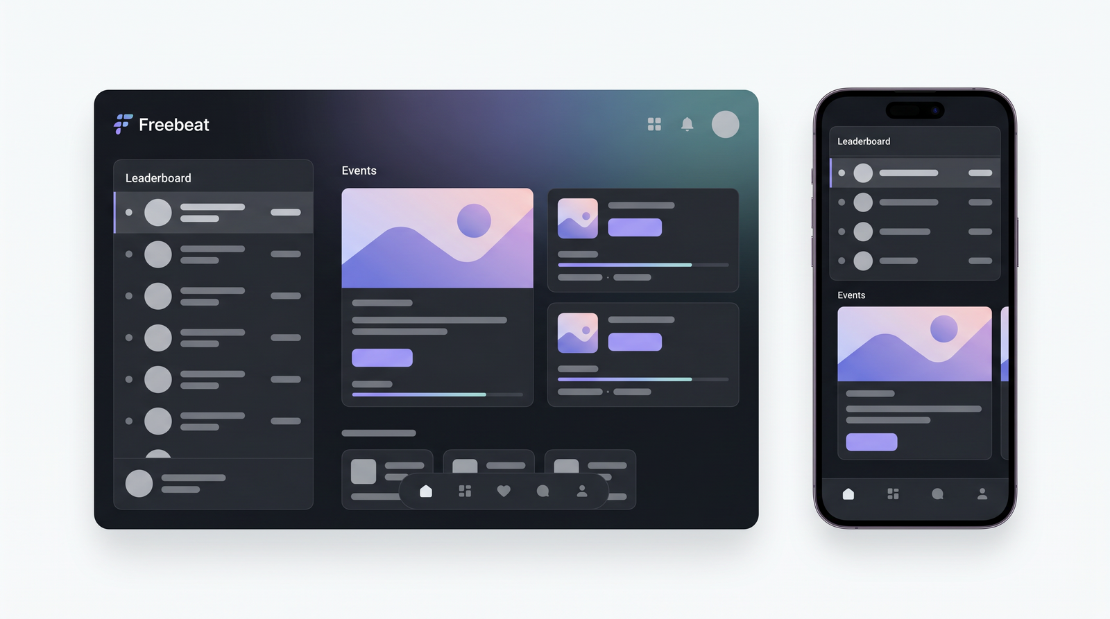 Freebeat across devices